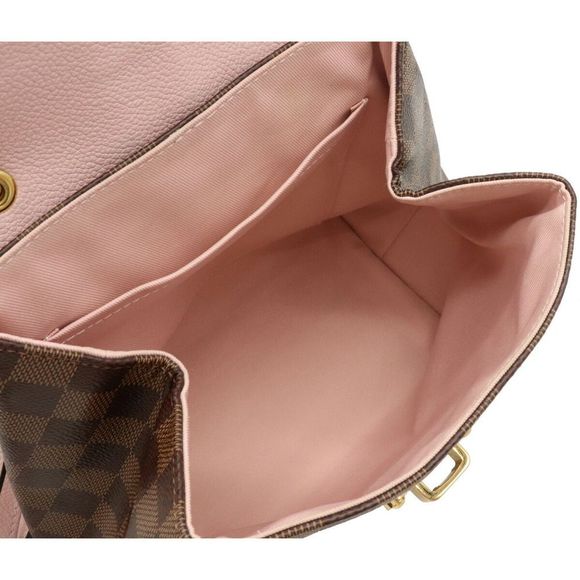 Louis Vuitton Damier Clapton Rucksack Mini Backpack 2WAY Handbag Pink - Picture 5 of 9